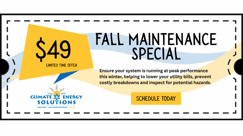 HVAC Promotions In Chico, CA 1 49 Fall CE 1